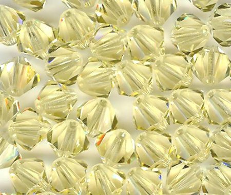 25 Jonquil 6mm Bicone Swarovski