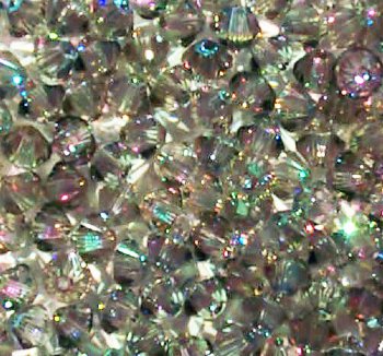 25 4mm Paradise Shine Swarovski Bicone Beads