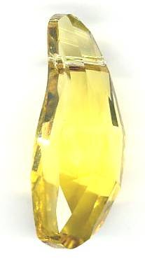 1 28mm Light Topaz Aquiline Swarovski Bead