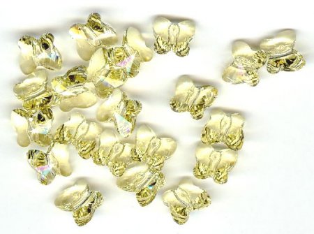 1 8mm Jonquil Swarovski Butterfly Bead