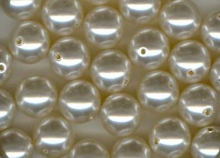 10 12mm Cream Swarovski Pearls