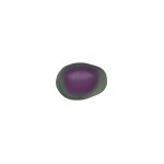 1 11x8mm Iridescent Purple Swarovski Pearl Pear Drop Bead