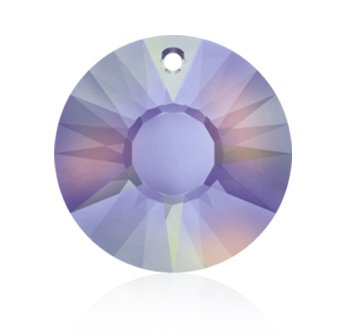 1, 12mm Light Vitrail Swarovski Sun Pendant