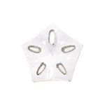 1 30mm Swarovski Silver Shade Lotus Pendant