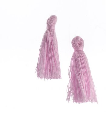 Pack of 10, 1 Inch Lavender Cotton Tassels