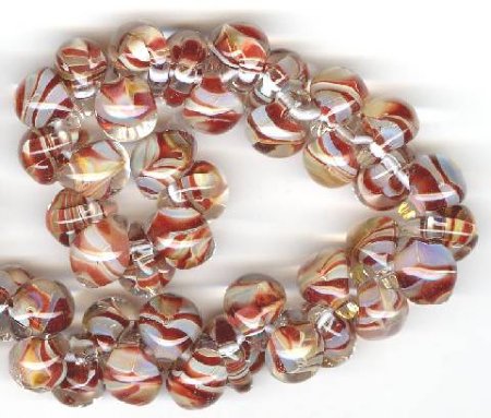 10 10mm Unicorne Grand Canyon Teardrop Beads (21218)
