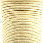 25 Meters of 1mm Ivory Waxed Cotton Cord