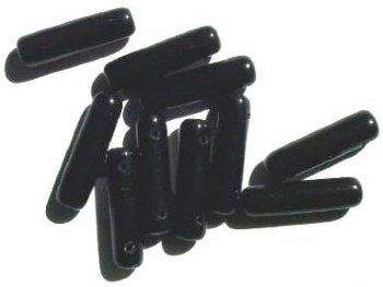 10 7x25mm Two Hole Spacer - Black