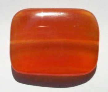 1 41x31x9mm Carnelian Rectangle Bead