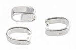 SS3013 1 7x4mm Sterling U-Shaped Crimp Bail