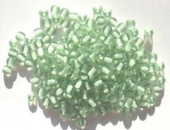 100 4mm Transparent Antique Green