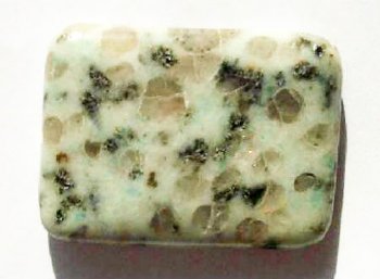 1 40x30x8mm Sesame Jasper Flat Rectangle Bead
