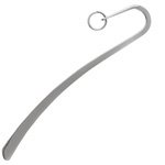 1 85mm Silver Plated Small Bookmark