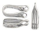 SS6058 1 20x5mm Sterling Grooved Donut Bail