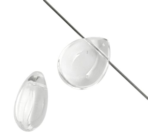 22, 12x15mm Crystal Flat Drops