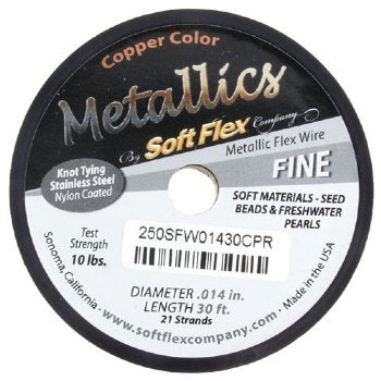 30 feet of Metallic Copper Soft Flex .014 in. Fine