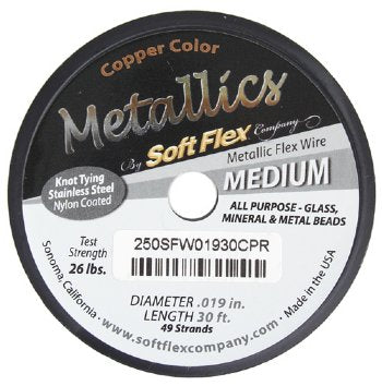 30ft of Metallic Copper Soft Flex .019 in. Medium