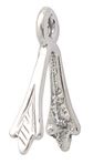 SS6017  1 11x2mm Sterling Pinch Bail