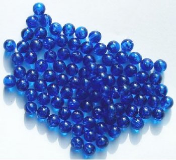 100 8mm Acrylic Transparent Blue