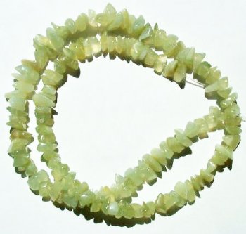 16 inch strand of New Jade Chips