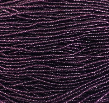 1 Hank of 11/0 Transparent Amethyst Seed Beads