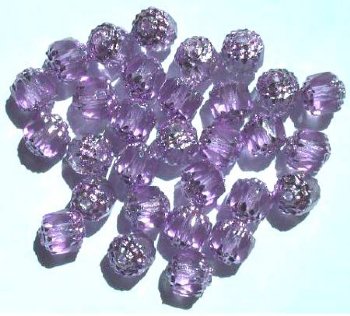 30 8mm Cathedral Coated Violet