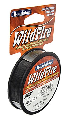 Beadalon Wildfire .008 Inch 50yds Black