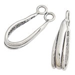 SS6053 1 25mm Long Sterling Grooved Donut Bail
