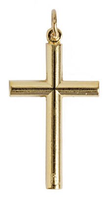 1 35x20mm Gold Cross Pendant