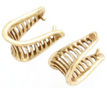 1 15mm Anti-Tarnish Brass Ladder Pinch Bail