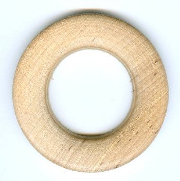 1 57x8mm Natural Wood Ring