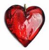 Heart Glass Beads and Pendants