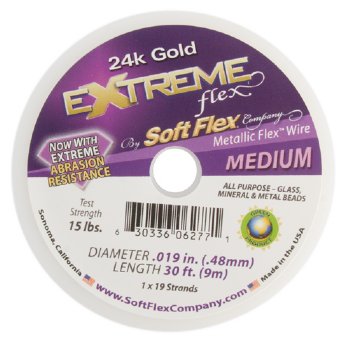 30ft of 24k Gold Soft Flex .019 in. Medium