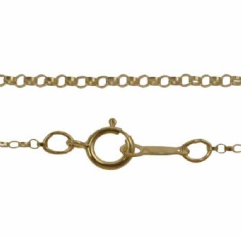 18 inch, 1.1mm, 14kt Gold Filled Rolo Chain