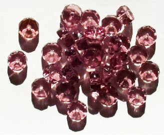 25 4x8mm Faceted Amethyst Rondelle Beads