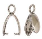 SS6086 1 14x4mm Sterling Plain Pinch Bail
