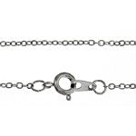 1 18 inch Nickel Fine Link Chain