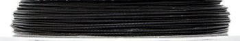 25 Feet of .40mm Black Tiger Tail