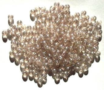 100 4mm Lustre Light Amethyst Round Glass Beads