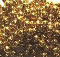 200 5mm Acrylic Metallic Gold