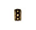 10 2x4mm TierraCast Antique Gold Rococo Spacer Beads