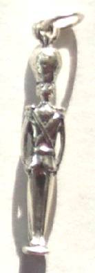 Sterling Silver Nutcracker Pendant
