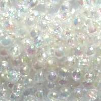 200 4mm Acrylic Crystal AB Round Beads