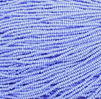 1 Hank of 10/0 Opaque Pale Blue Seed Beads