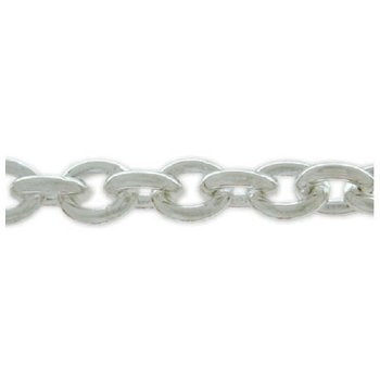 1 Foot 2x1mm Sterling Silver Curb Chain