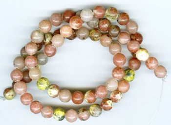 16 Inch Strand 6mm Round Lepidolite Beads
