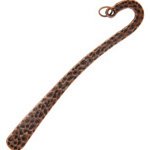 1 81mm Hammered Antique Copper Bookmark