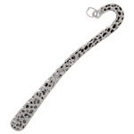1 81mm Hammered Antique Silver Bookmark