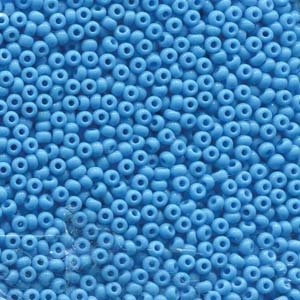 50g 8/0 Opaque Light Blue Seed Beads
