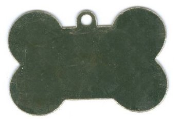 1, 25x13mm German Silver Dog Bone Stamping Blank Pendant